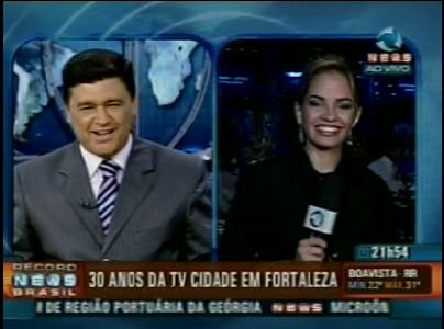 TV Cidade no Record News Brasil - 13/09/08