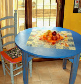 MeSa AzuL con SuPeR FloRiDo CoLLaGe