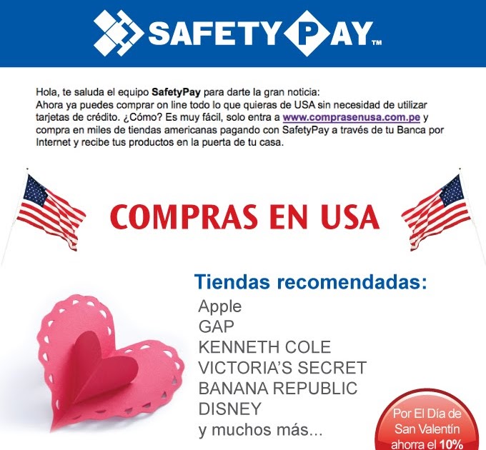 SafetyPay Perú SafetyPay Compras en USA