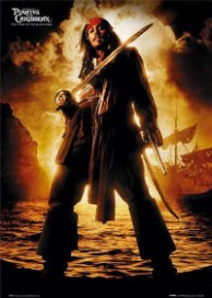 Johnny Dep and fourth series of the Pirates of the Caribbean