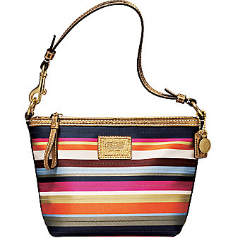coach legacy stripe purse