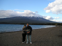 O lago Llanquihue e o Vulcao Osorno