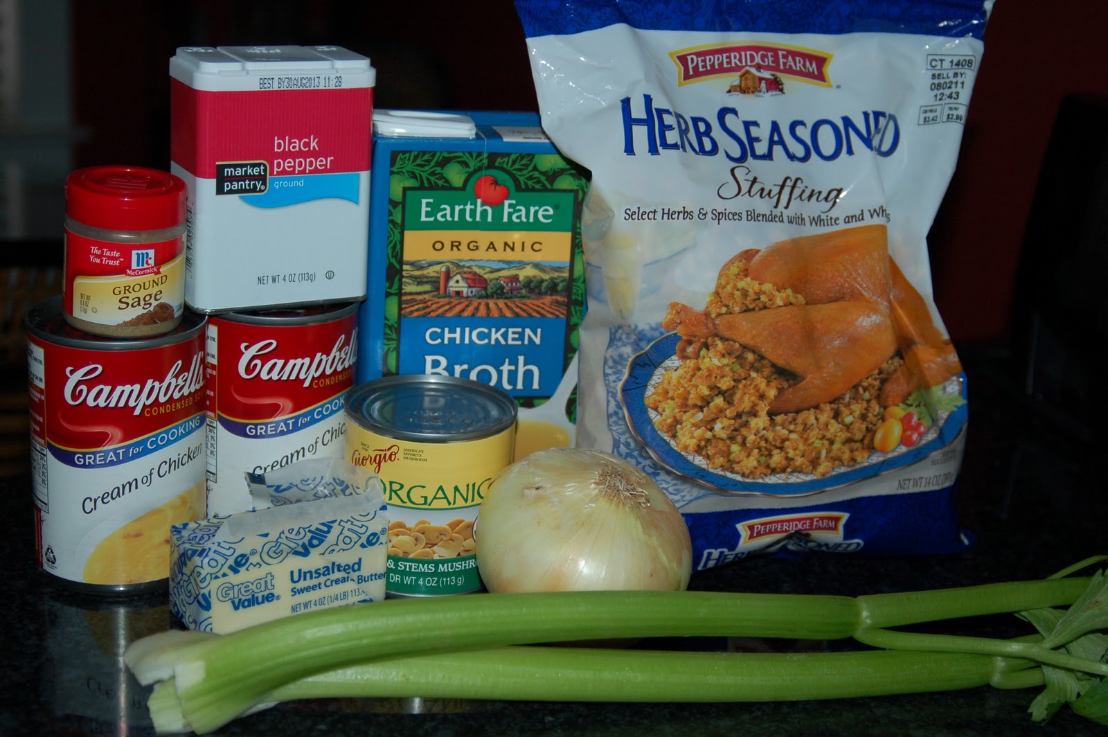 pepperidge farm cornbread stuffing ingredients