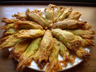 zucchini flowers stuffed with ricotta, spinach, and prosciutto crudo zucchini flowers stuffed with ricotta, spinach, and prosciutto crudo