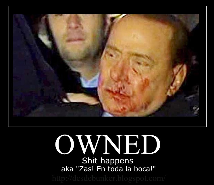 Zas,en toda la boca Berlusconi%2Bowned%2Bpunch