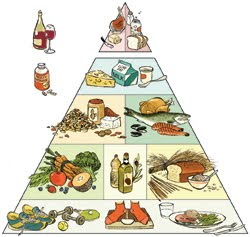 Labeled Food Pyramid