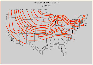 Frost Depth Map