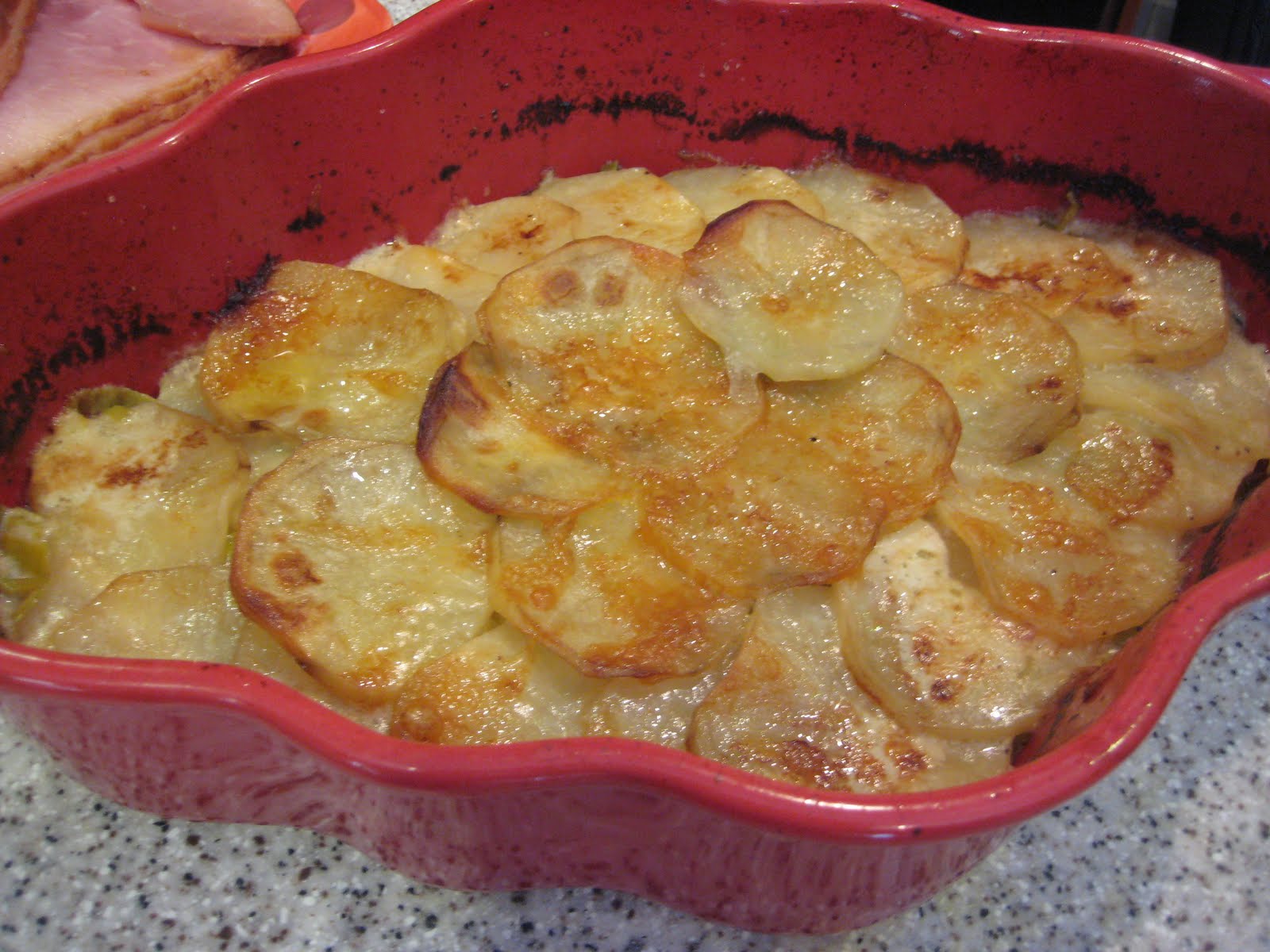 Scalloped Potatoes with Leeks