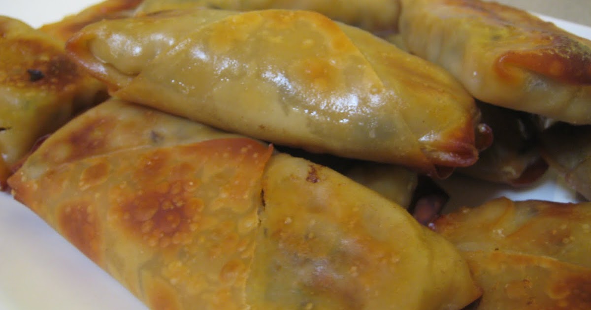 Baked Southwestern Butternut Squash & Black Bean Egg Rolls with