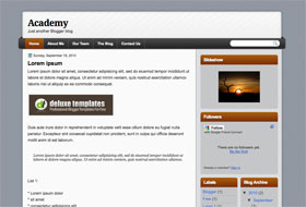 Academy Blogger Template
