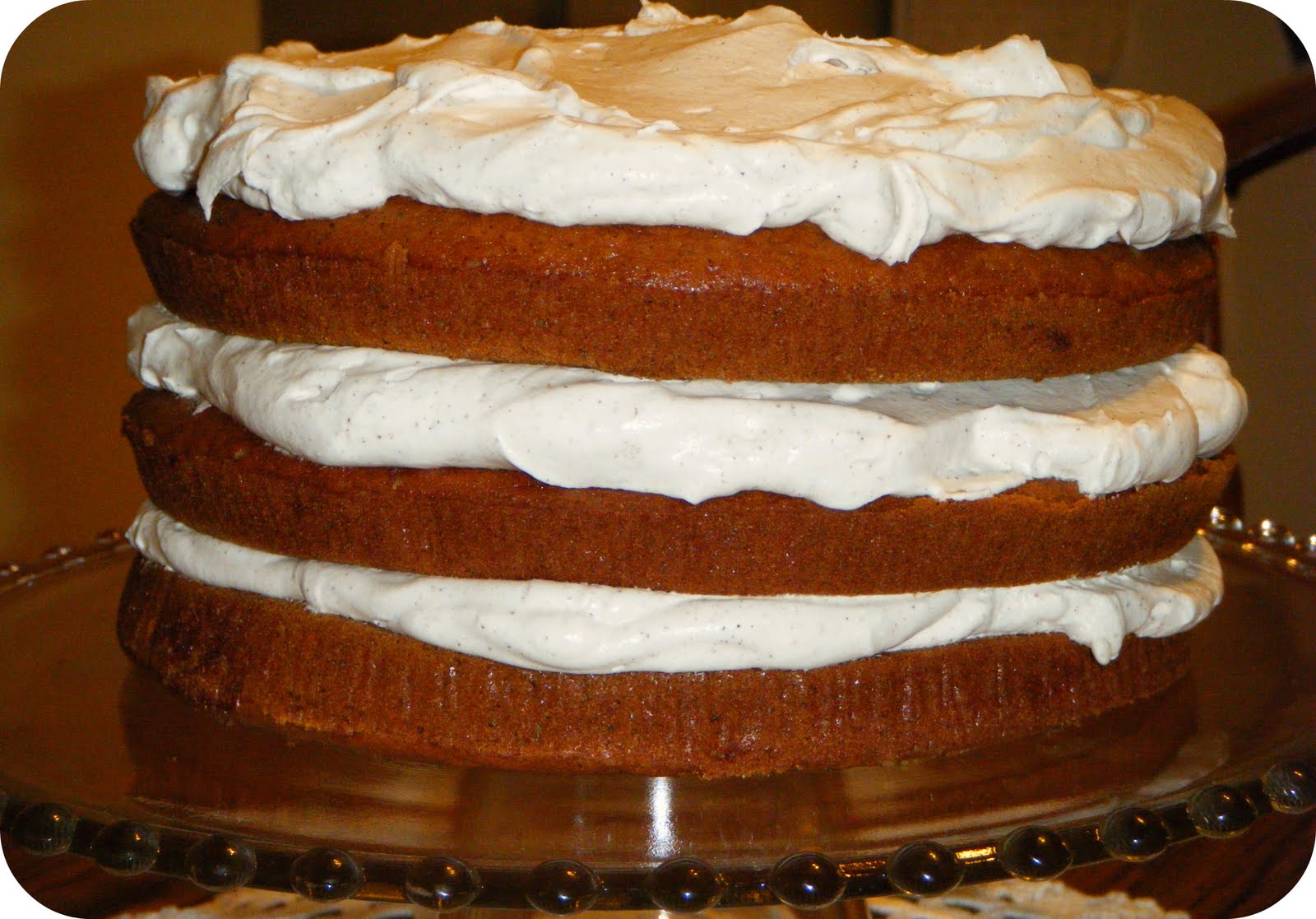 What About Pie Triple layer Applesauce Cake