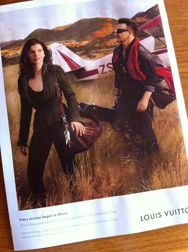 Edun's Bono and Ali Hewson in Louis Vuitton Ad