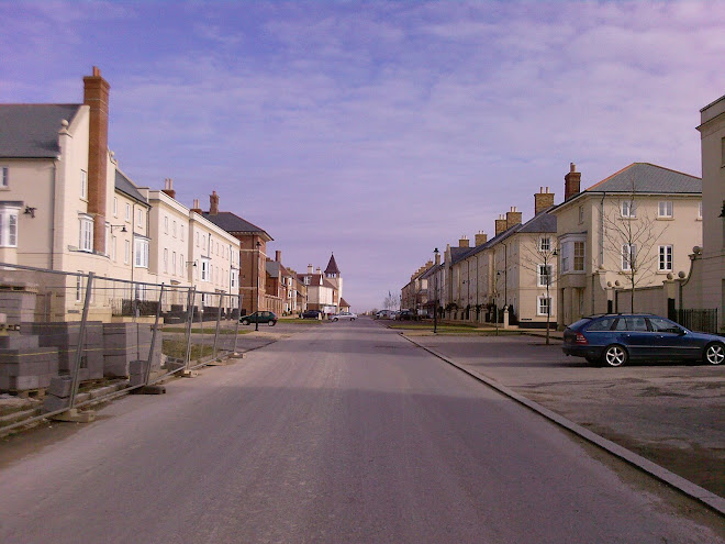 WIDE ROAD, POUNDBURY  -  STILL UNDER CONSTRUCTION