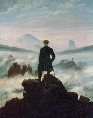 Le désir suprême Friedrich+-+Le+Voyageur+contemplant+une+mer+de+nuages,+1818