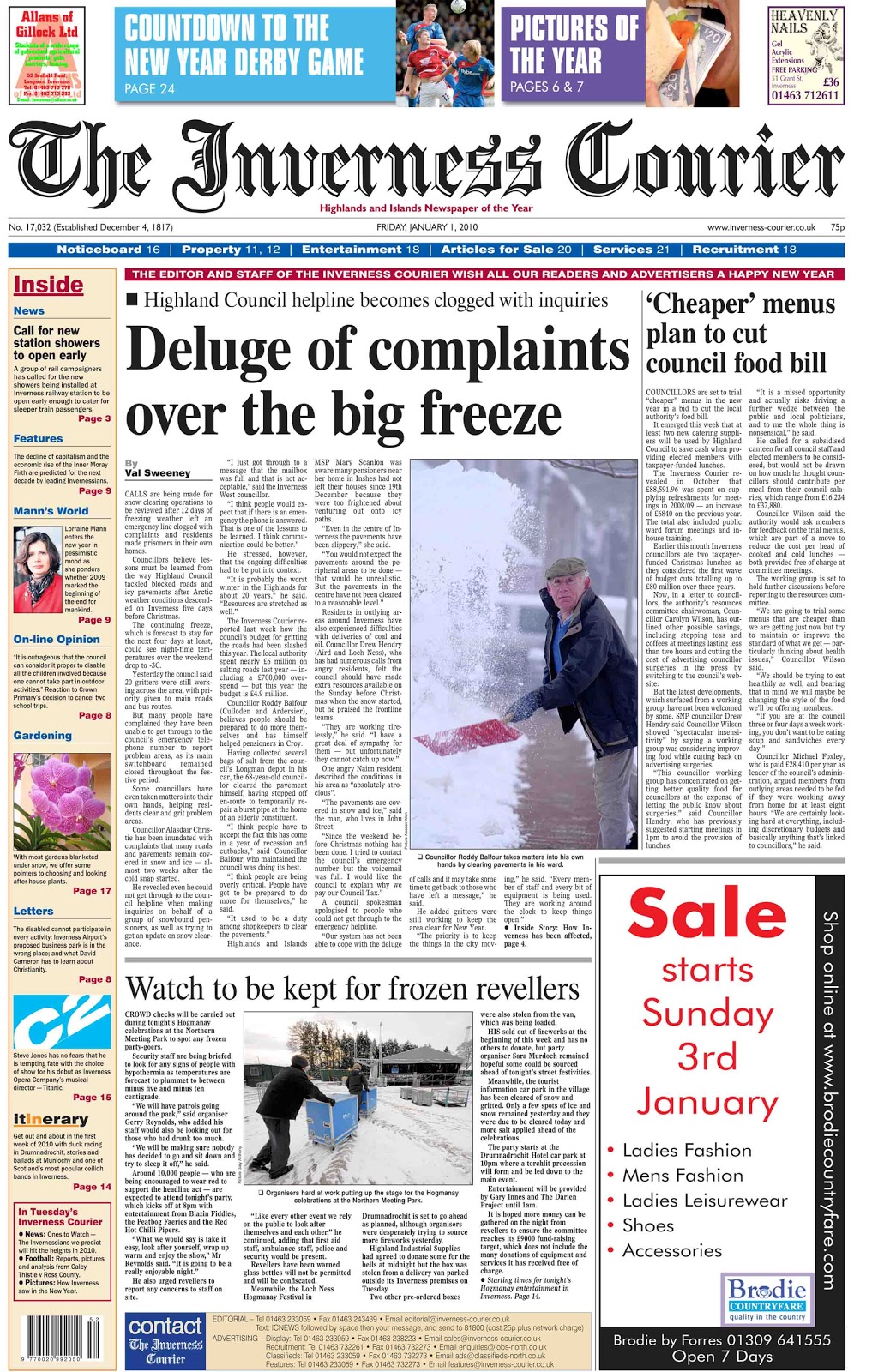 Sands Media Services Fresh look for Highland newspapers
