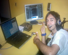 Alessandro (Zero) em visita a Rádio Apnéia