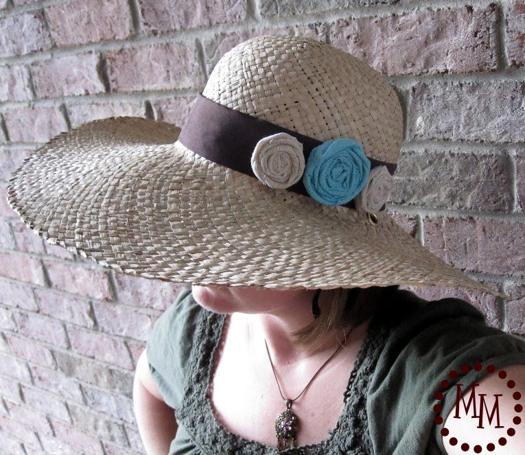 Что можно сделать из старой шляпы No Sew! Embellished Sun Hat - The Scrap Shoppe