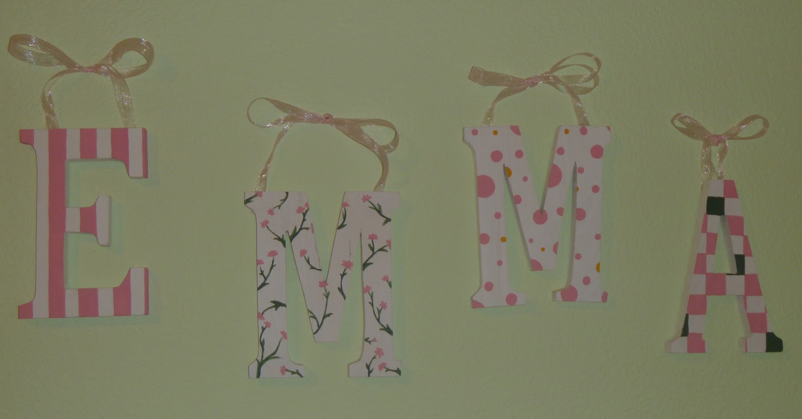 diy wood letters for nursery