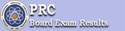PRC Board Exam Results