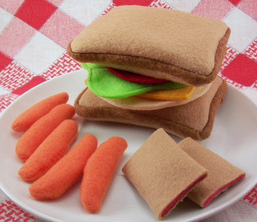 felt playground, felt play food, eco-friendly felt play food