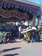 . quite possible the EMS arrived to assist one of the horses on the . (ems carousel disney magic kingodm stretcher)