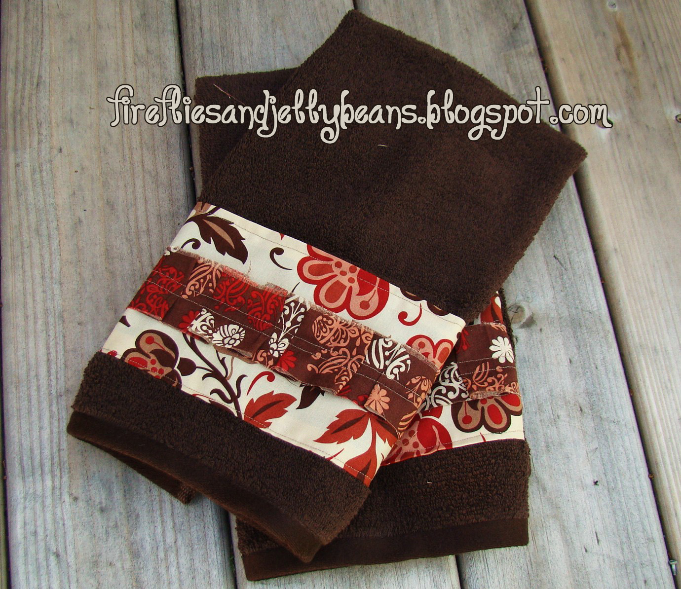 Fireflies and Jellybeans Fancy Hand Towels!