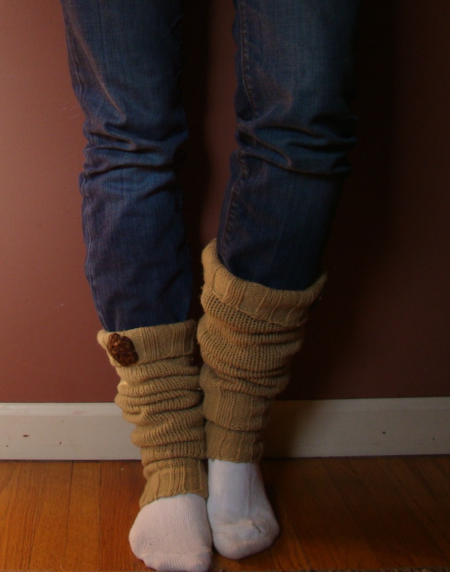 Fireflies and Jellybeans How to Make Leg Warmers From an Old Sweater