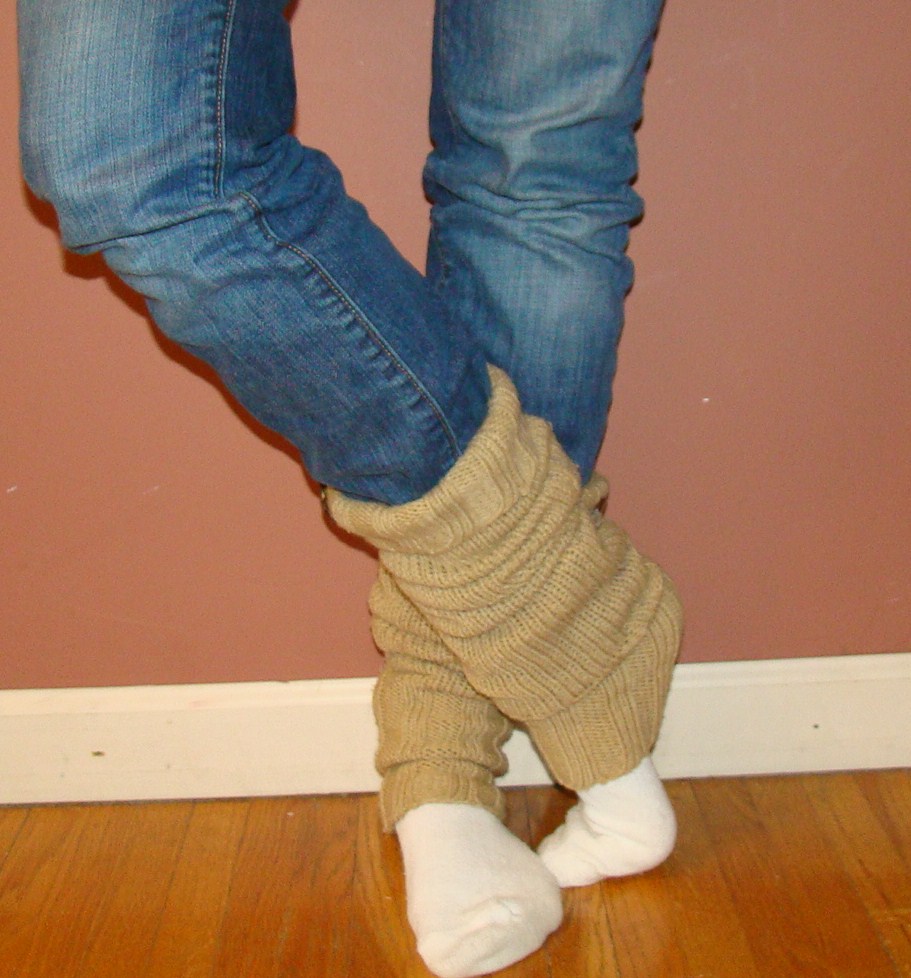 Fireflies and Jellybeans How to Make Leg Warmers From an Old Sweater