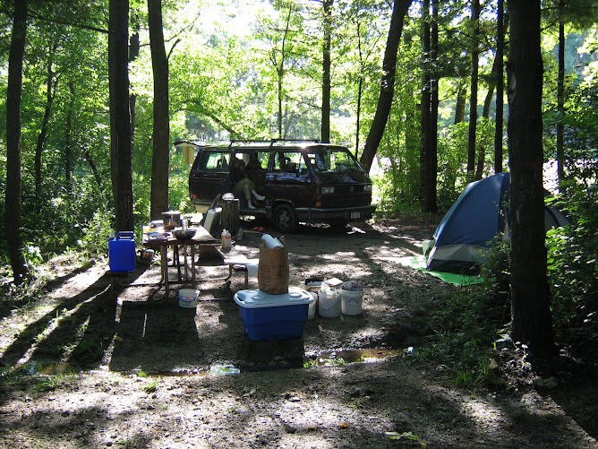 One of two camp grounds we went to each night after working in the boat yard.