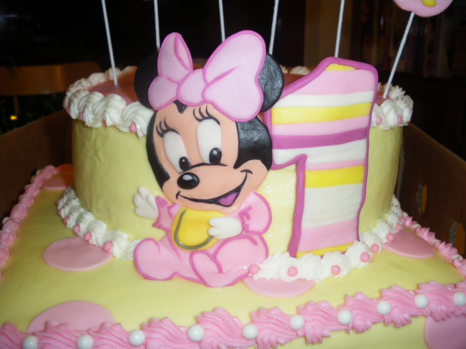 Baby Minnie Mouse primer cumpleaños - Imagui