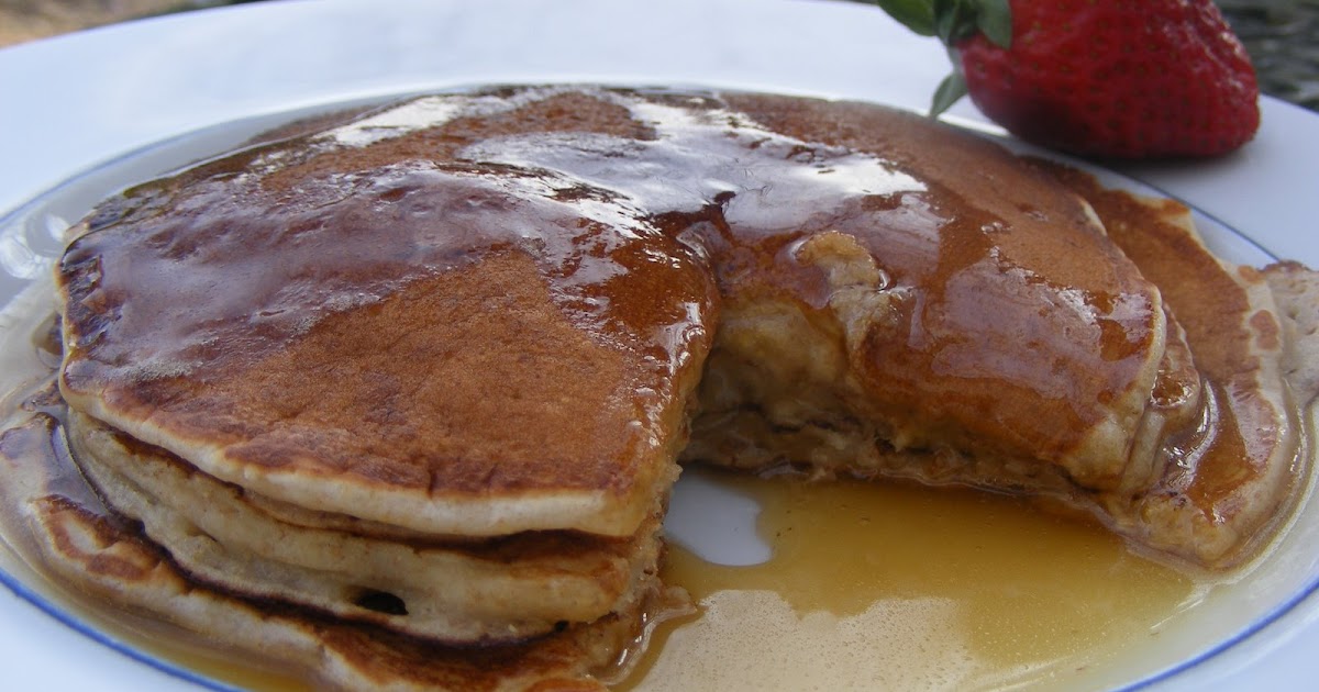 The Virtual Goody Plate Multigrain Pancakes with Buttermilk Syrup