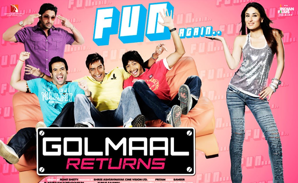 Movie Trailers Wallpapers Synopsis Review Golmaal Returns 2008