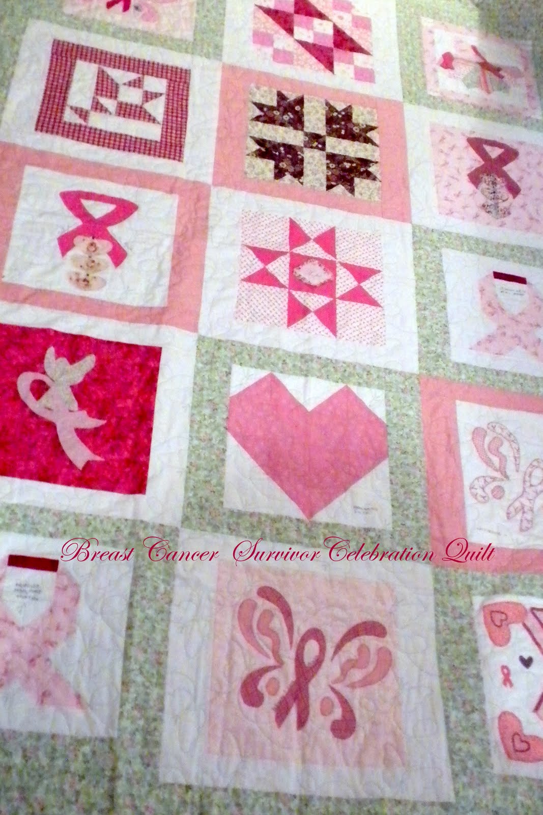 Watering Wells of Hope: Breast Cancer Survivor Celebration Quilt