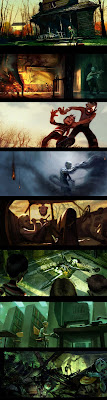 monster house - concept art : frog hat studios