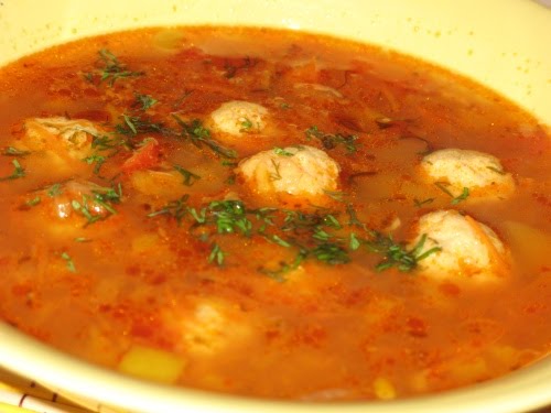 Фасолевый суп с фрикадельками рецепт