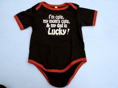 Available in onesies for babies and t-shirts for toddlers.
