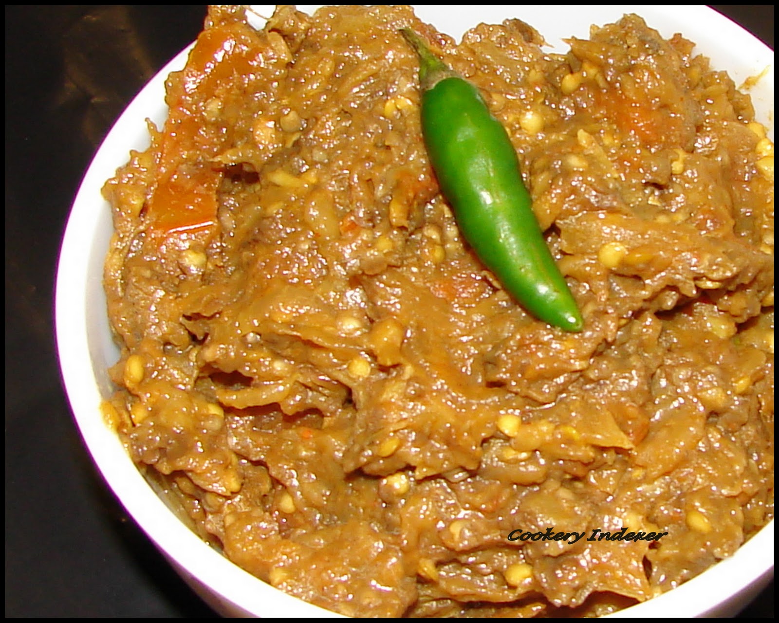 ! Regional Indian Cuisine Blogroll ! Baingan Bharta (Roasted Mashed