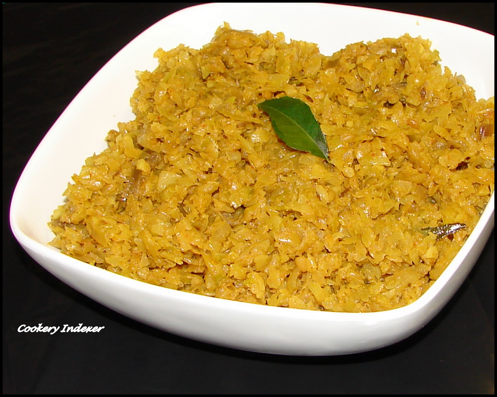 ! Regional Indian Cuisine Blogroll ! Cabbage Vepudu (Stirfry)