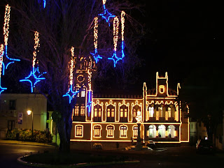 Sintra iluminada para o Natal