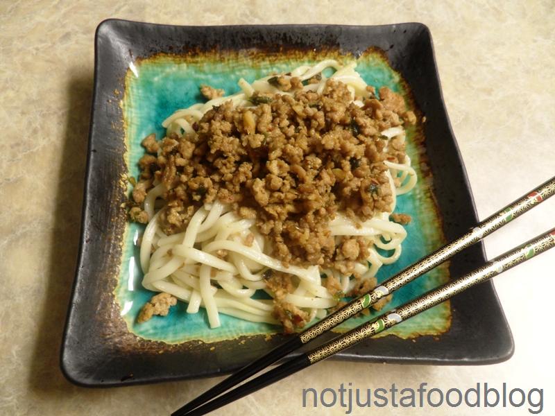 Spicy Udon Noodles with Ground Pork Not Just A Food Blog