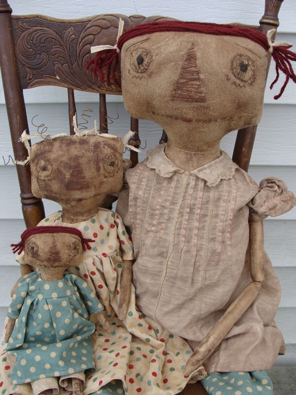 day by day Primitive Dolls