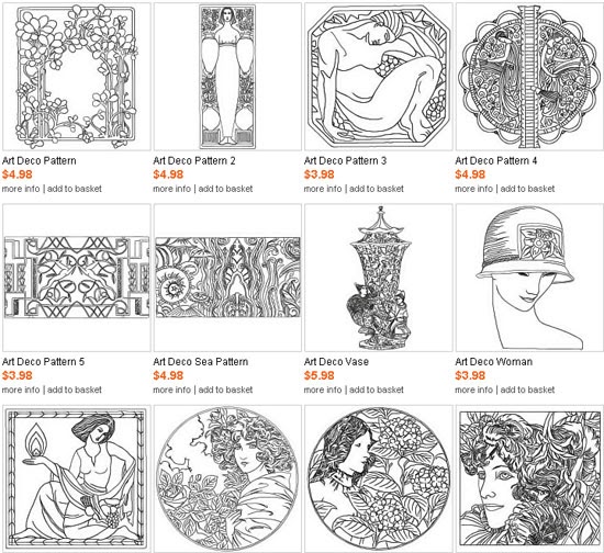 Art deco embroidery designs Art deco embroidery designs