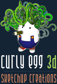 Curly Egg 3D