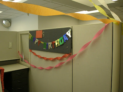 Birthday Cubicle