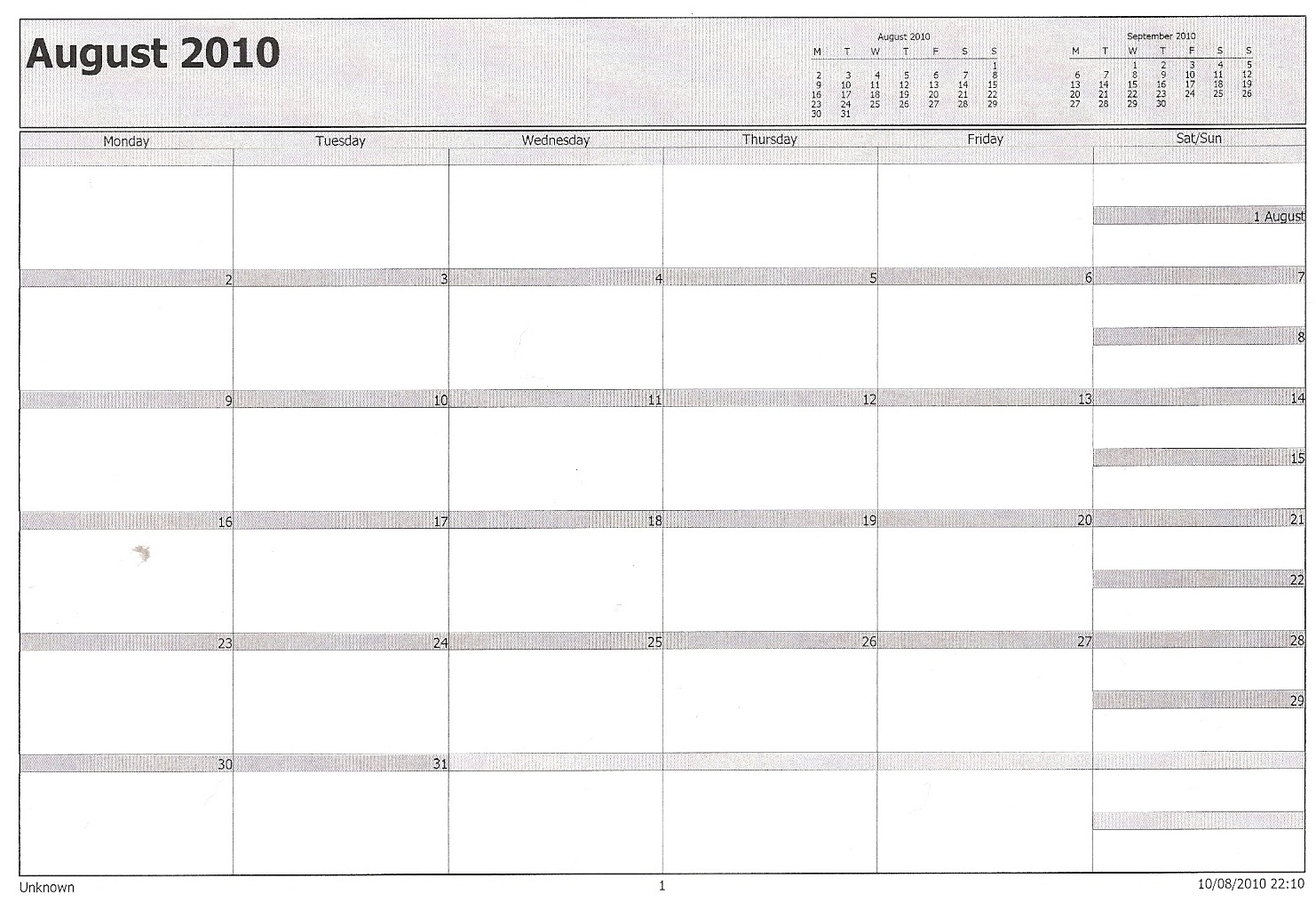 Philofaxy Microsoft Outlook Calendar > Filofax