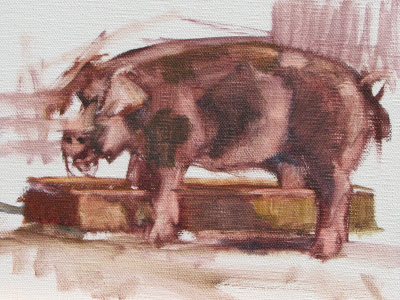 Pig Giggles - Posted on Tuesday, June 15, 2010 by V.... Vaughan