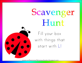 letter l for ladybug confessions of a homeschooler things with letter l