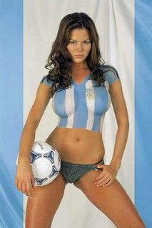Argentina Soccer Body Painting