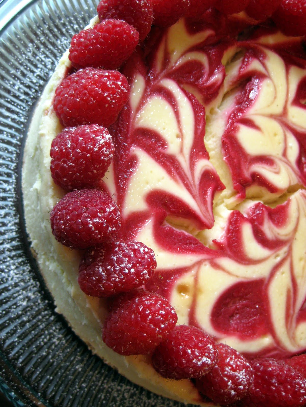 Raspberry Swirl Cheesecake A Hint of Honey