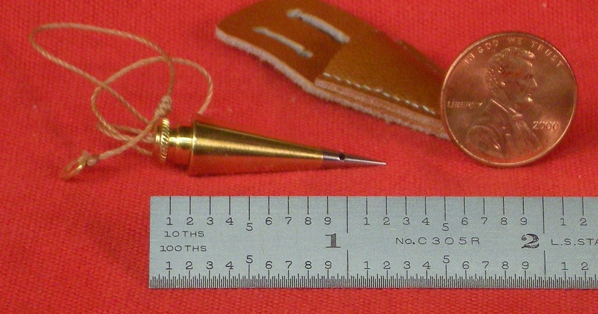 Miniature Plumb Bobs Miniature Fancy Brass Surveyor's Plumb Bob with